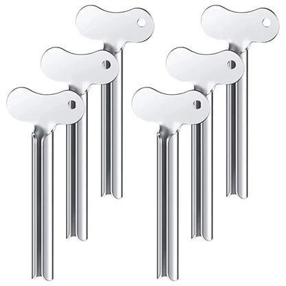 Stainless Steel Tube Squeezer - Metal Toothpaste, Hair Dye & Cosmetic Tube Press Tool for Bathroom Use