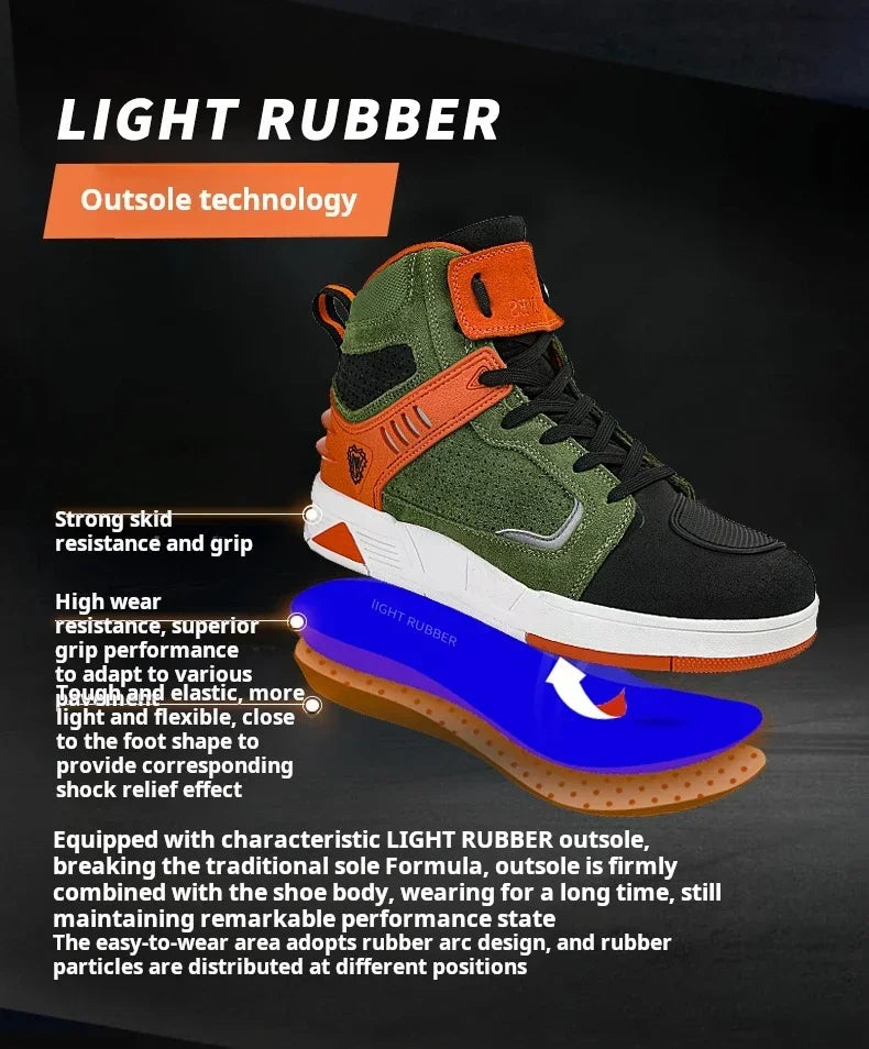 2024 Motorcycle Boots for Men & Women - Breathable Motorbike Riding Shoes, Biker Boots, Motorboats Motorcycle Shoes Bota