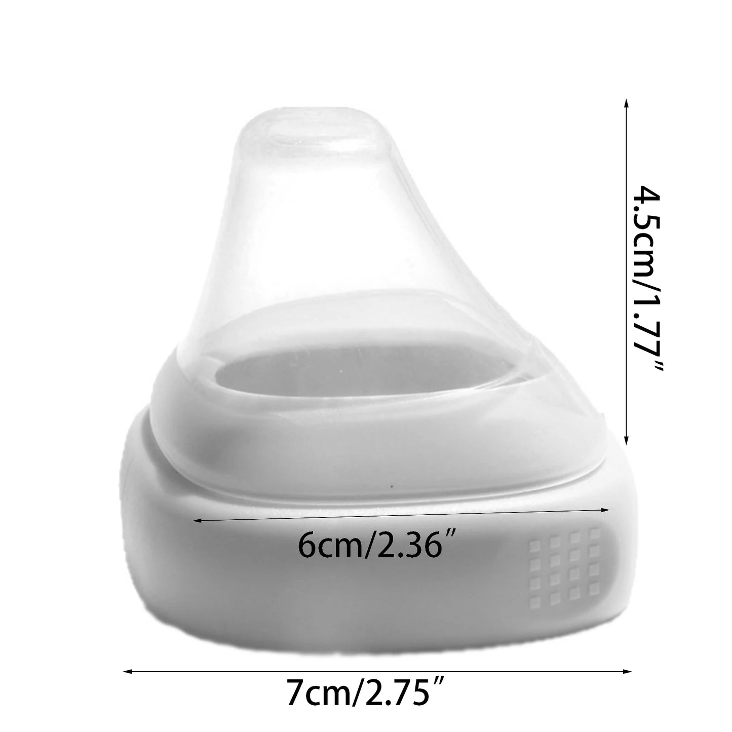 Square Handle Feeding Bottle – Lightweight, Easy Grasp for Baby 6M+, Hegen Bottle Cover Replacement