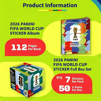 Panini FIFA World Cup 2026 Sticker Pack - Soccer Cards, Football Memorabilia & Collectible Album Stickers
