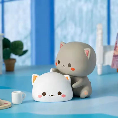 Kawaii Mitao Cat Season 2 Lucky Cat Blind Box - Cute Cartoon Collectible Figures for Home Decor, Holidays, and Gifts
