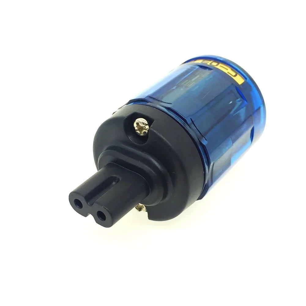 HiFi IEC Power Connector - Oyaide Rhodium & Gold Plated Copper C7 Mains Plug C-079 C-037 C-004 C-029 Female Socket