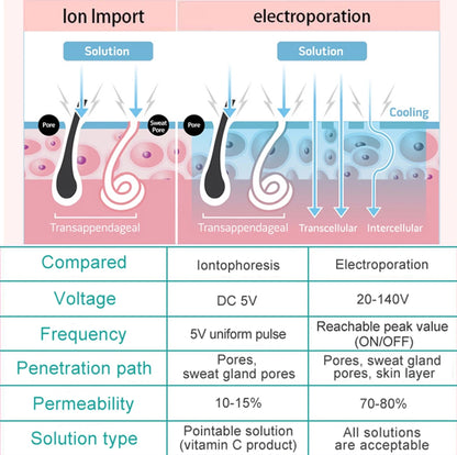 2025 NEW Dcool Portable Beauty Device – Hot & Cool EMS Electroporation Machine for Skin Tightening and Anti-Puffiness Facial Care