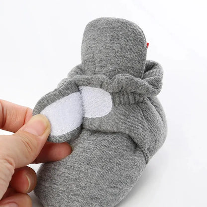 Meckior Baby Socks Shoes – Star Toddler First Walkers Booties, Soft Cotton Anti-Slip Shoes for Boys and Girls