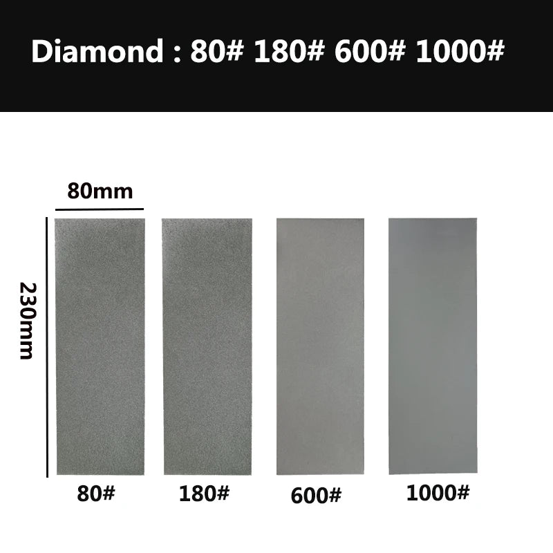 1000 Grit Diamond Plate Sharpening Stone – Large Whetstone for Professional Knife & Blade Sharpening, Apex Edge Tool