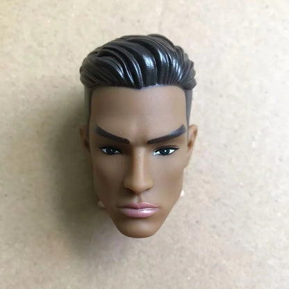 1/6 Male Doll Heads – DIY Ken Doll Parts for Beige Skin Dolls Accessories