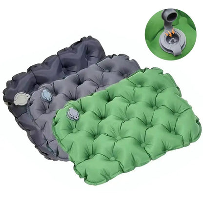 Portable Inflatable Seat Cushion – Lightweight Outdoor Camping Air Pad, Waterproof Anti-Pressure Ulcer Travel Comfort Mat