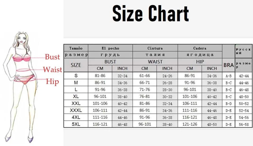 Summer Sexy Women’s Bikini Set – Brazilian Swimwear Bathing Suit Beach & Poolwear