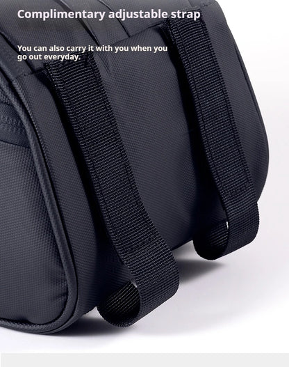 OFFBONDAGE Multifunctional Bicycle Saddlebag — Waterproof Reflective Top Tube Rack Bag, Handheld Large Capacity Adjustable Bike Bag