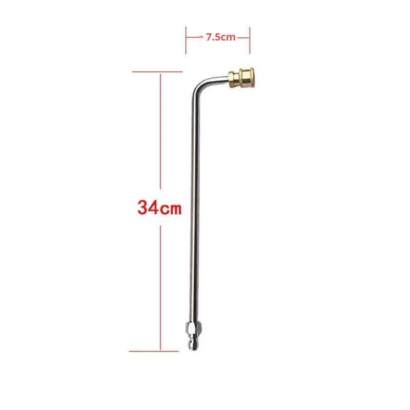 Pressure Washer Extension Lance Set - 4000 PSI Spray Gun with 1/4-Inch Quick Connect for Efficient Cleaning