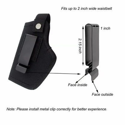 Universal Airsoft Gun Holster — IWB/OWB 9mm Holster for Men & Women
