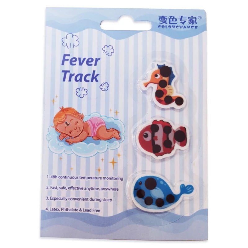 Forehead Thermometer Strips – Baby Fever Indicator Stickers for Quick Temperature Monitoring