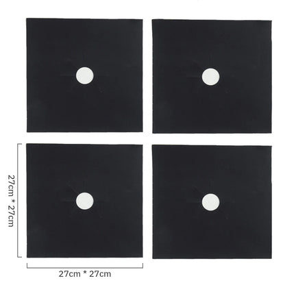 Gas Stove Protector Mats – 1/4/6/8PCS Cooker Liner for Kitchen Stovetop Cleaning
