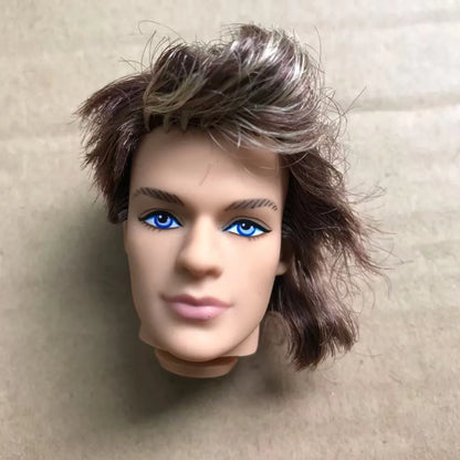 1/6 Male Doll Heads – DIY Ken Doll Parts for Beige Skin Dolls Accessories
