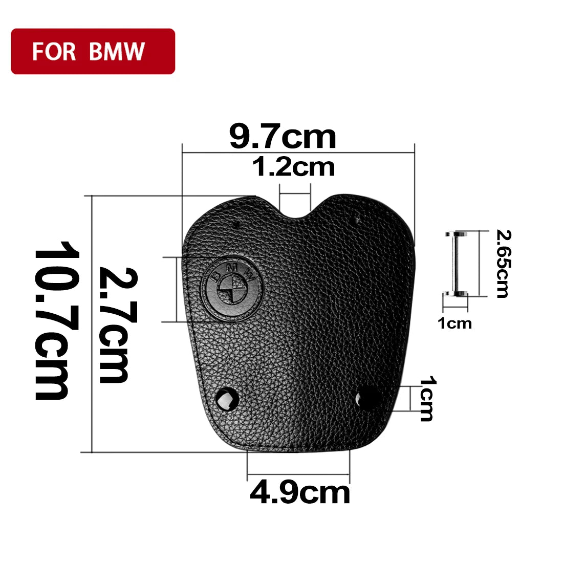 BMW Leather Key Case Cover - Protective Key Ring Holder for E36 E46 E39 E60 E61 E53 Models