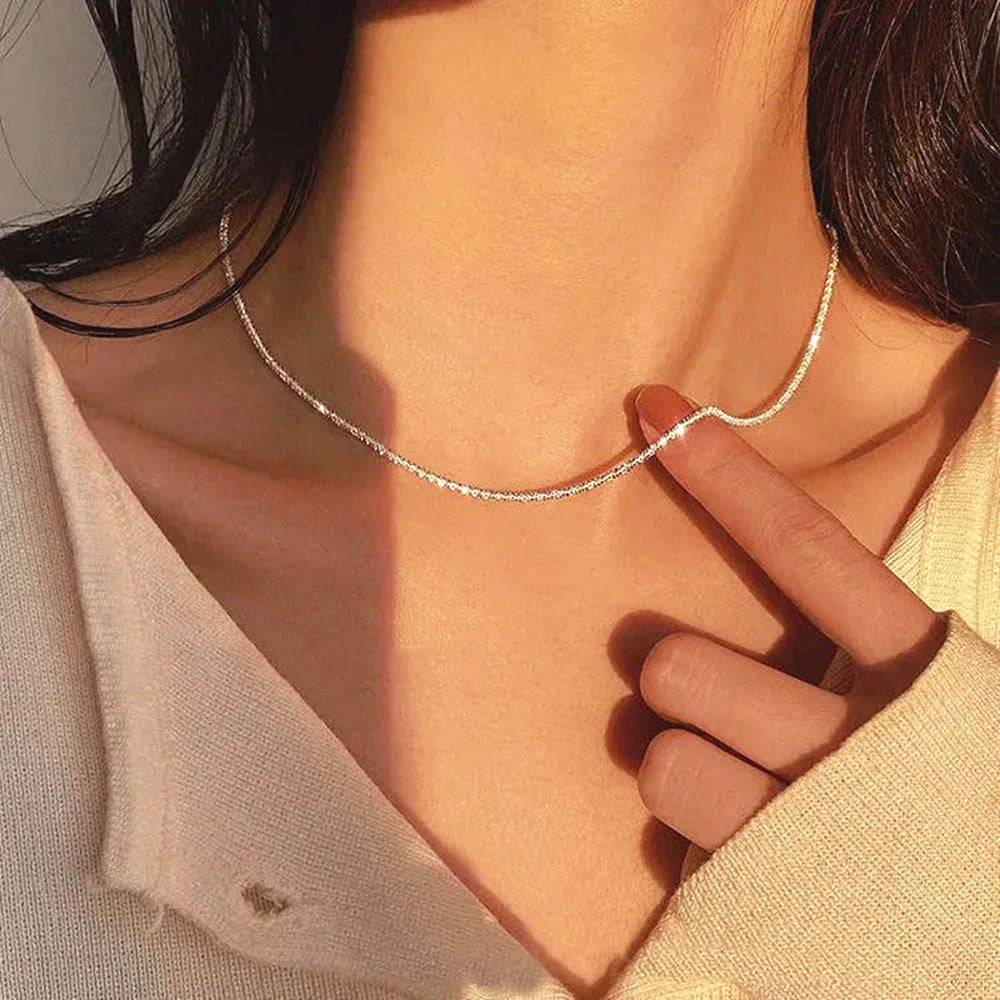 SUMENG 2024 Kpop Pearl Choker Necklace – Double Layer Pendant Jewelry Gift for Women
