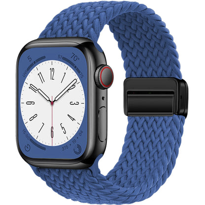Braided Magnetic Strap for Apple Watch — Compatible with 38mm, 40mm, 41mm, 44mm, 45mm, 49mm Series SE, 7, 6, 8, 9, 10 & Ultra2