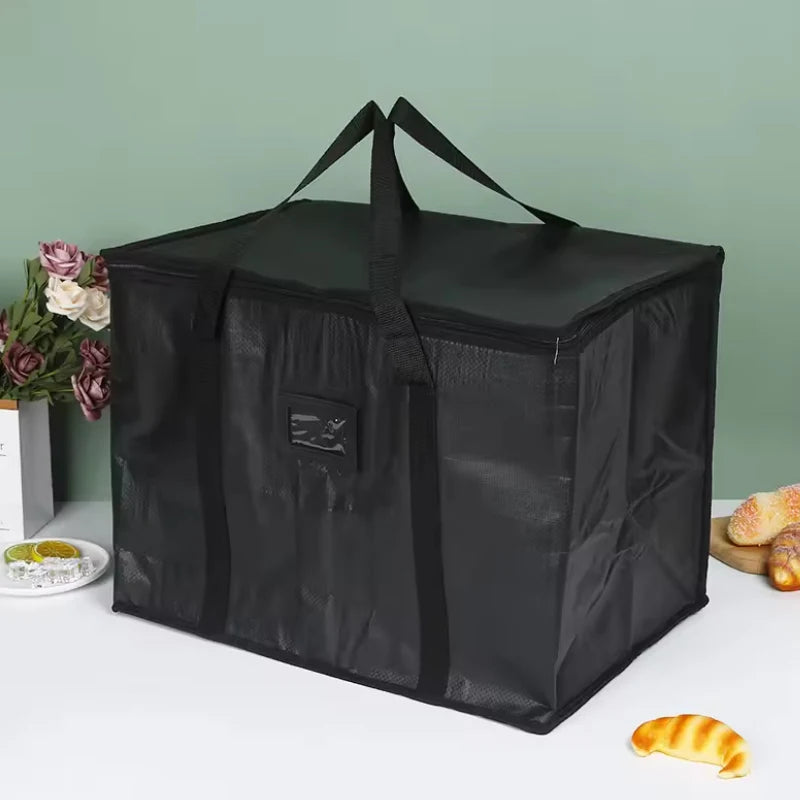 Insulated Thermal Cooler Bag 16L/28L/50L/70L – Large Capacity Food & Drink Storage Lunch Bag with Foil Lining for Hot & Cold Use