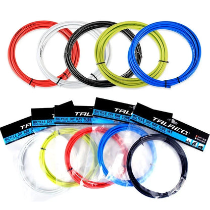 RGO Bicycle Brake Cable Housing Set — MTB Mountain Bike Derailleur & Shifter Cable with Caps