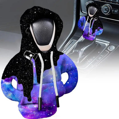 Hoodie Car Gear Shift Lever Cover - Sweatshirt Gear Knob Cover for Car Interior Decorations