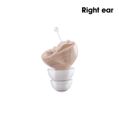 Invisible CIC Hearing Aid - Mini Portable Sound Amplifier for Seniors & Adults, Discreet Hearing Device