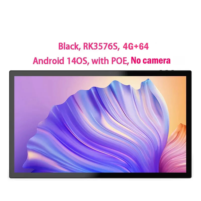 2025 Slim Edge 15.6″ Android 14 POE Tablet — Smart Home Panel with LED IPS Touchscreen, Google Play, RK3576