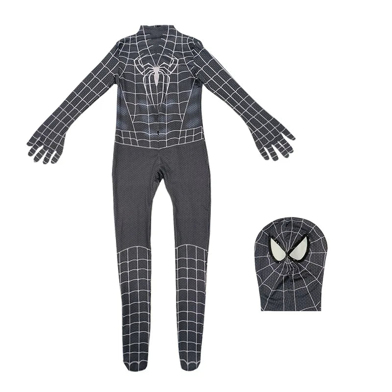 2025 Spiderman Cosplay Costume – Miles Morales Superhero Zentai Jumpsuit for Boys & Girls, Halloween & Carnival