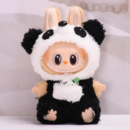 New Hot 2.0 Labubu Doll Outfit — Have A Seat Series Macaron The Monsters Vinyl Doll Clothes & Cap Accessories