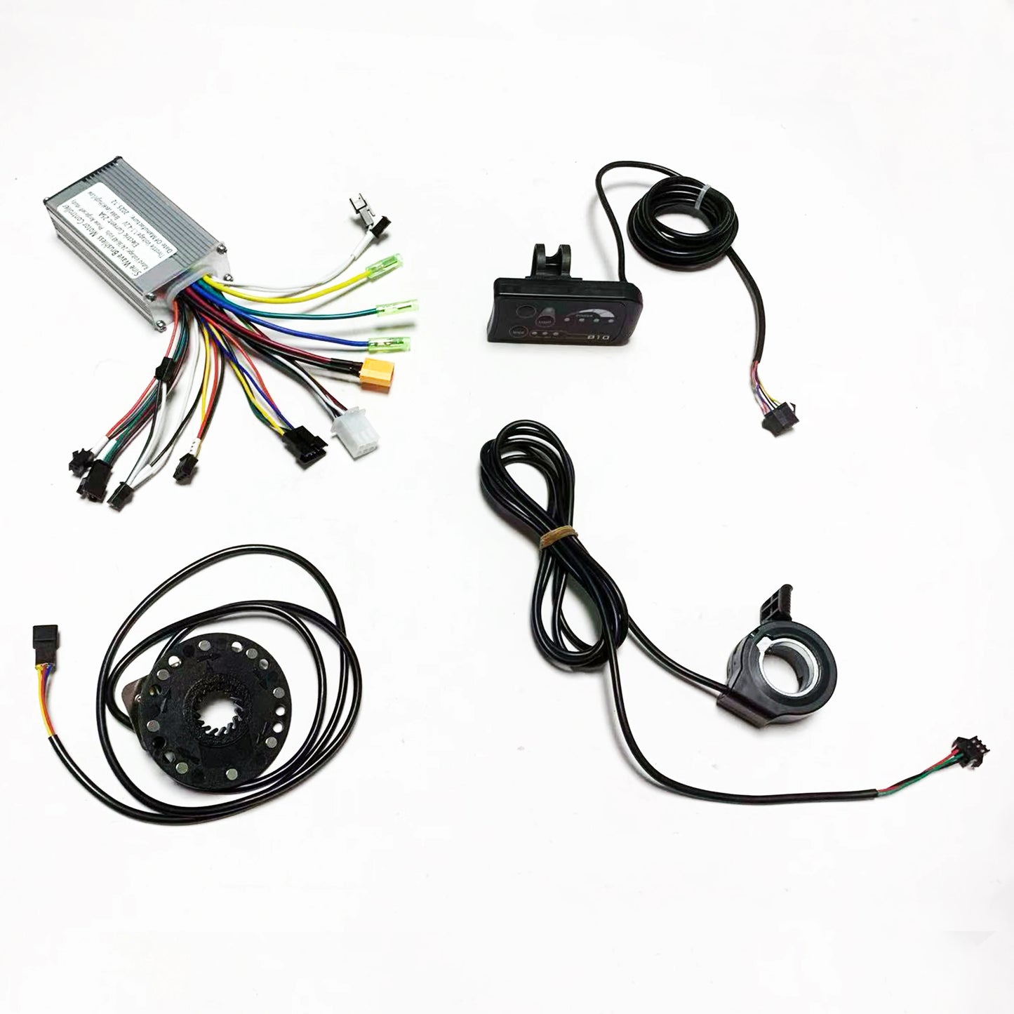 Brushless Motor Controller Kit - 24V/36V/48V 350W-500W E-Bike Sine Wave Controller with S810 LCD Display
