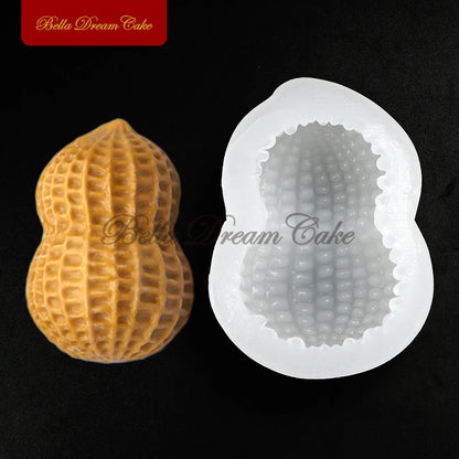 Peanut Design Silicone Mousse Mold – Pudding, Fondant, Chocolate & DIY Cake Decorating Bakeware Tool