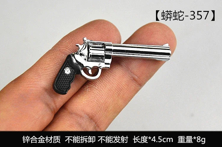 1/6 Scale Miniature Gun Set – Plastic P92, M1911, 98K, MP5K Rifles for 12" Action Figure Doll Accessories