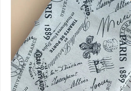 African Ankara Cotton Fabric - World Map Print for Sewing, Tablecloths, Pillows, Bags & Curtains