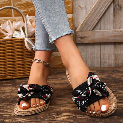 Women’s Fashion Diamond Flower Flip Flops – Non-Slip, Wear-Resistant Flat Heel Sandals for Beach, College & Vacation