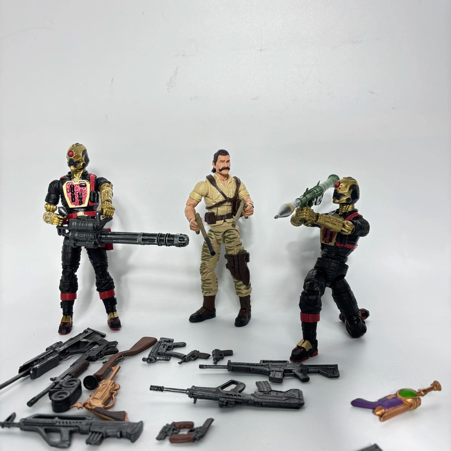 G.I. Joe Classified 6" Action Figures – Dr. Mindbender, Snake Eyes, Dreadnok Torch & Zandar Toy Gift