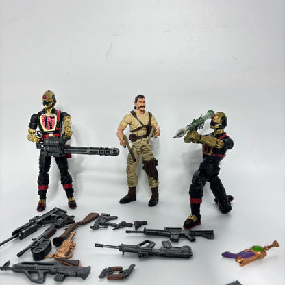 G.I. Joe Classified 6" Action Figures – Dr. Mindbender, Snake Eyes, Dreadnok Torch & Zandar Toy Gift