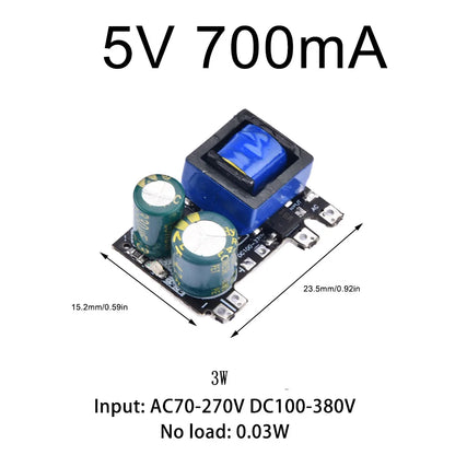 AC-DC 5V Power Supply Module - 220V AC to 5V DC Buck Converter 5W/10W Step Down Transformer