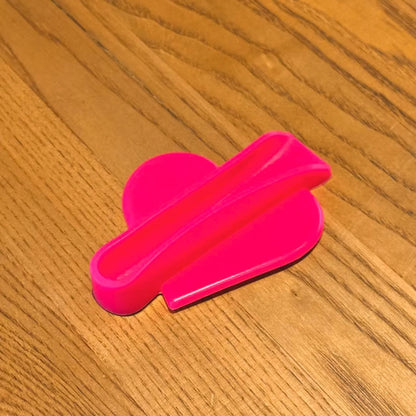 Flexible TPU Heart Lipstick Clip – Anti-Slip Reusable Holder for Lip Balm & Phone Case, Eco-Friendly Skin-Safe Jewelry Gift