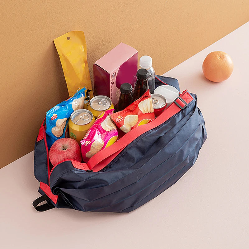 Portable Travel Camouflage Handbag - Foldable Storage Bag with Handle, Large Capacity Shopping Bag