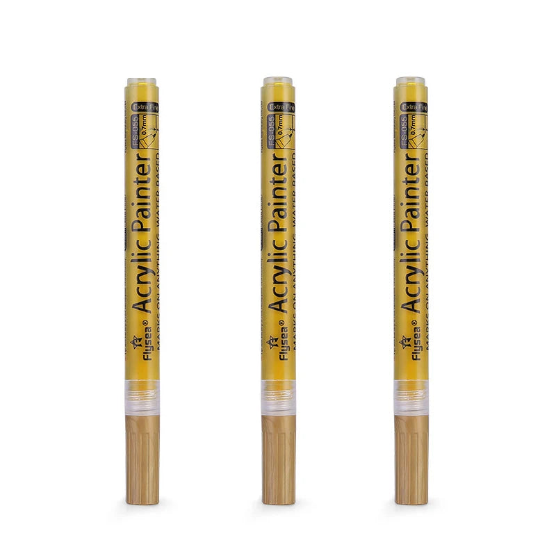 New Golf Club Color Changing Pen – Waterproof Acrylic Ink with Sunscreen & Covering Power, 12 Colors Gift for Golfers