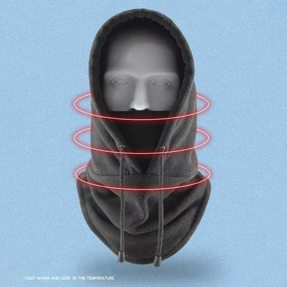 Fashion Polar Fleece Balaclava Hat - Winter Beanie, Windproof Full Face Ski Mask for Men and Women, Warmer Cap and Scarf