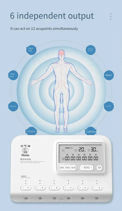 TENS Pulse Muscle Stimulation Massager – Electroacupuncture Therapy for Relieving Muscle & Back Soreness