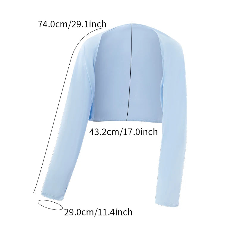 Women’s UPF Sun Protection Shawl – Breathable Cooling Shrug with Thumb Holes Loose Dolman Sleeve Cover for Travel & Outdoor Use
