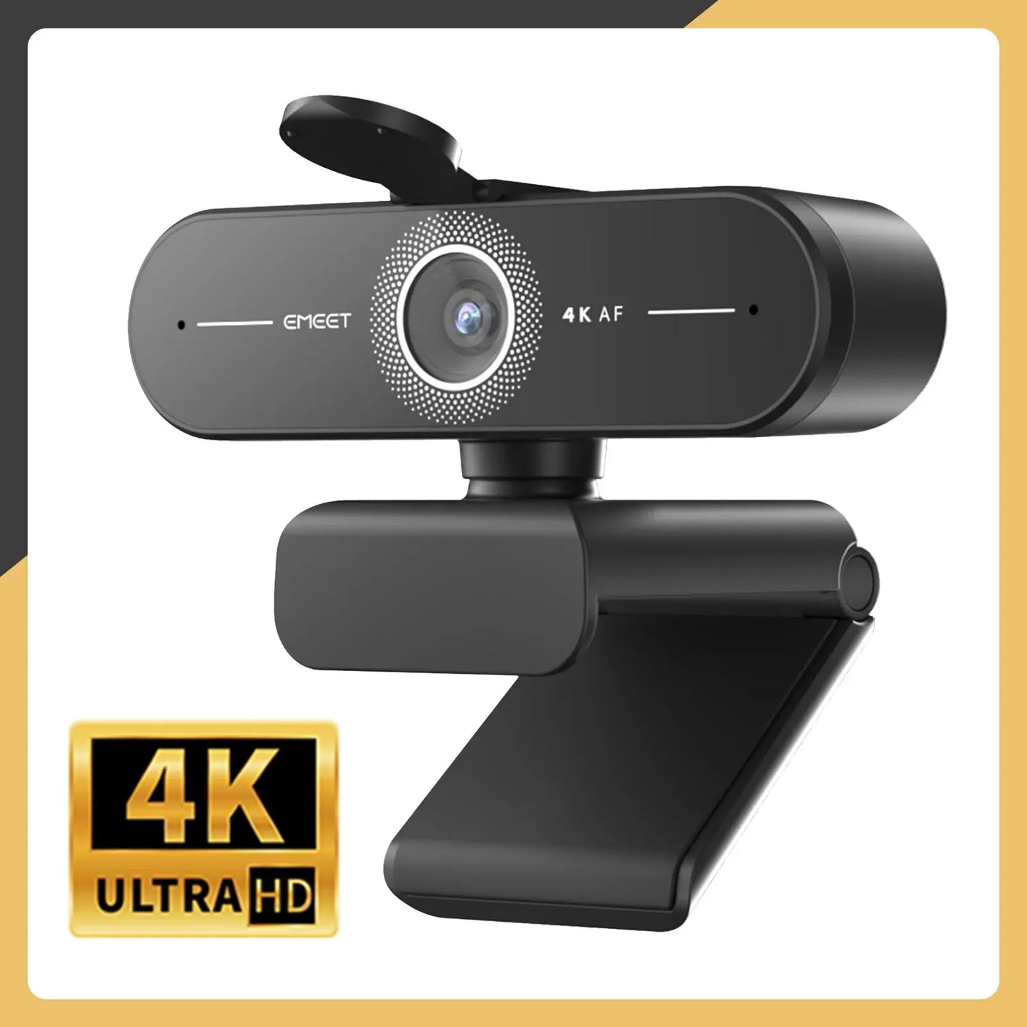 EMEET C60E 4K Webcam - 1440P 2K, 1080P USB Computer Camera with Autofocus for Video Calls and Conferences