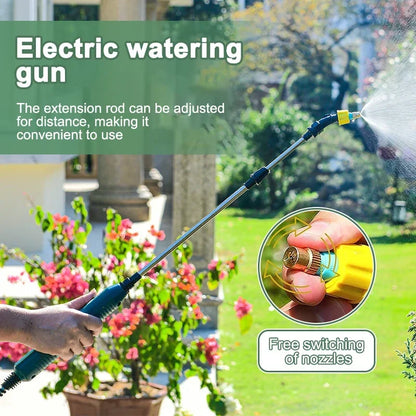 2400mAh Electric Garden Sprayer - High-Pressure Portable Plant Watering Tool with 3 Mist Nozzles for Lawn & Crop Irrigation