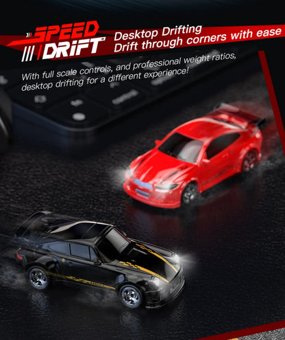 KF20 1:64 RC Drift Car — 2.4G High-Speed 4-Wheel Mini Remote Control Racing Toy for Kids