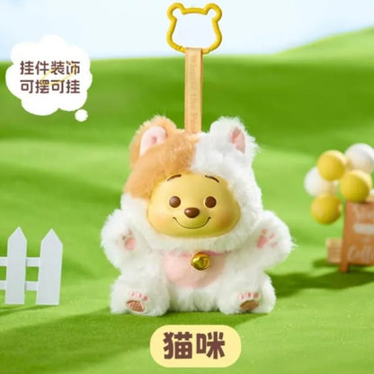 Disney Winnie the Pooh Vinyl Blind Box – Naughty Party Pooh Bear Mystery Pendant Toy, Cute Surprise Doll Gift