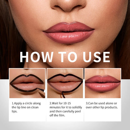 Peel Off Lip Stain Pencil - Matte Waterproof Long Lasting Smudge Proof Lip Liner Tattoo Makeup