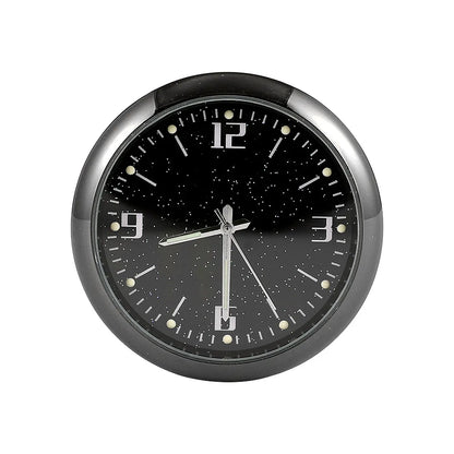 Luminous Car Clock - Mini Auto Stick-On Digital Watch for Cars, 40mm & 43mm Quartz Mechanic Ornament