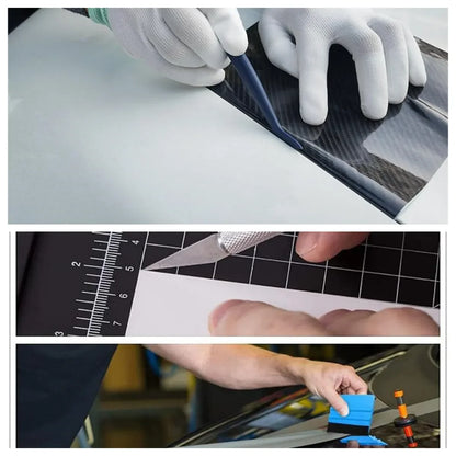 10pcs Car Wrapping Tools Kit: Vinyl Scraper, Cutter, Film Squeegee, Spatulas - Window Tinting & Plastic Wrap Tools