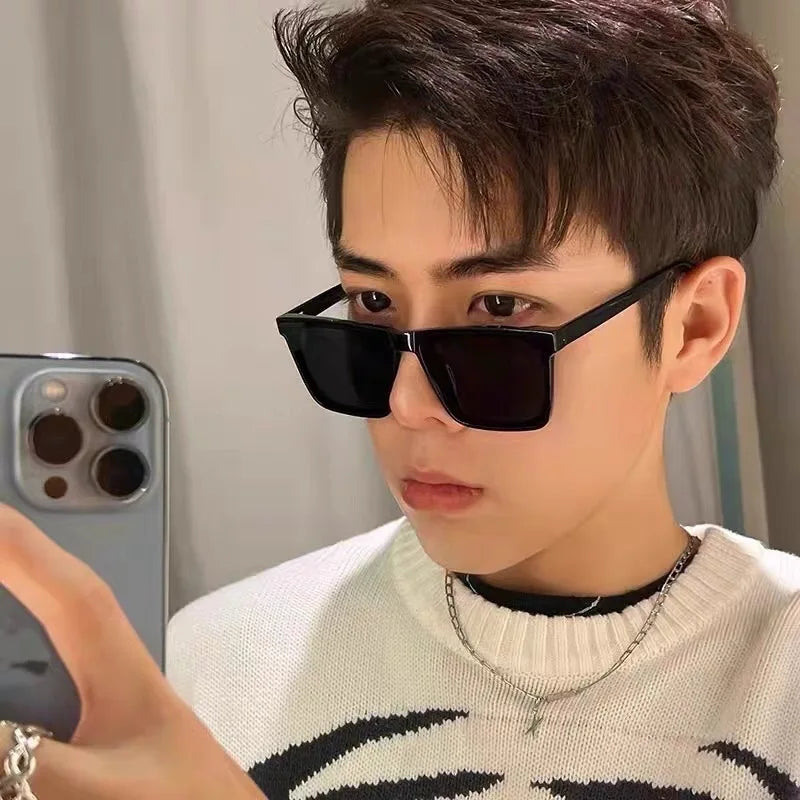 2024 New Men's Sunglasses - Anti-UV Driving Concave Shape, Long Frame for Women, Gafas de Sol Hombre